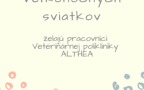 Veľkonočné sviatky 2018