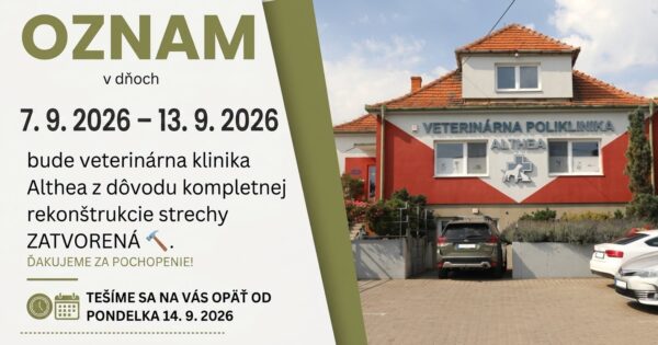 Dôležitý oznam!